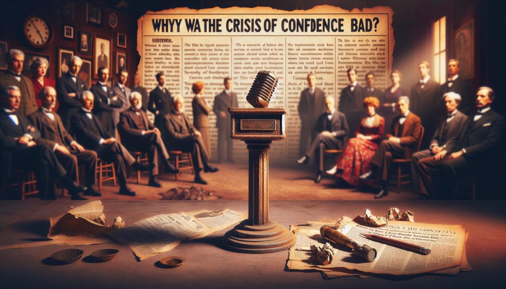 Why Was the Crisis of Confidence Speech Bad? Historical Analysis 3 Why Was the Crisis of Confidence Speech Bad? Historical Analysis